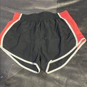 Women's Grey and Coral Athletic Shorts